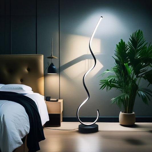 Elegant Wavy Floor Lamp