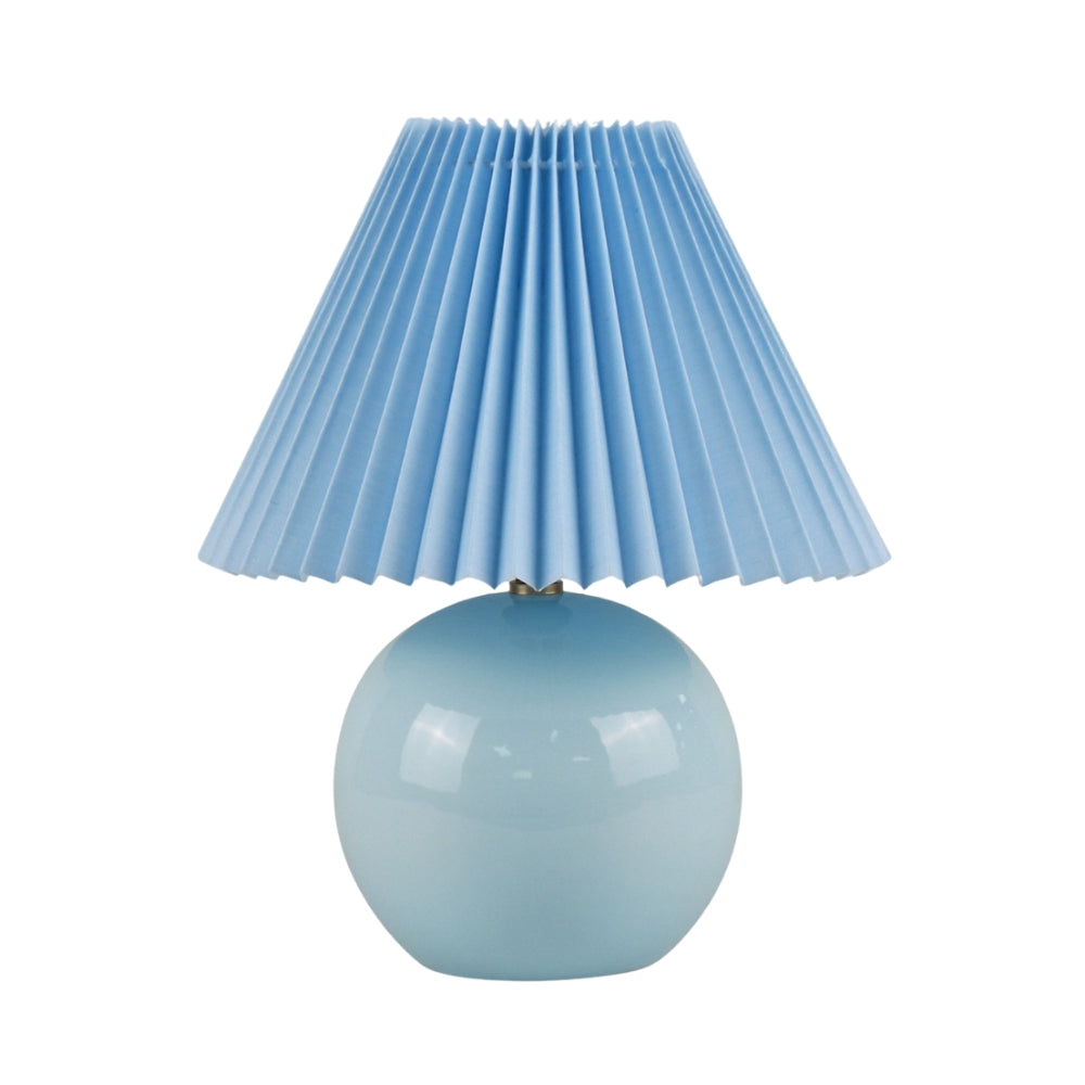 Light Blue Mini Ceramic Lamp