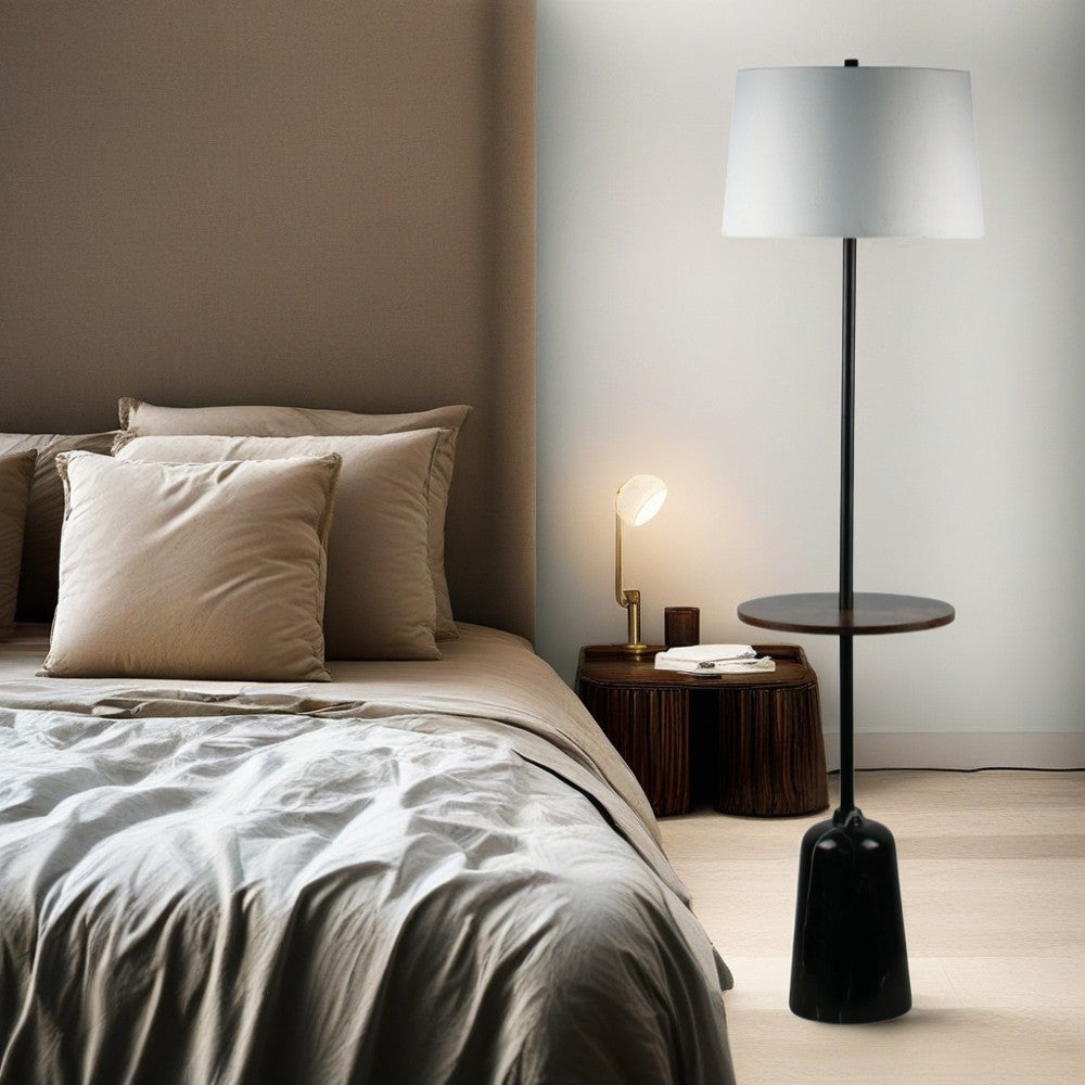 Art Deco Marble-based Floor Lamp