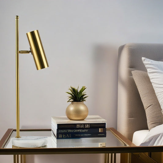 Nordic Nature Marble-Based Task Lamp