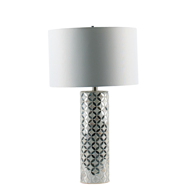 Cylindrical Mirror Table Lamp