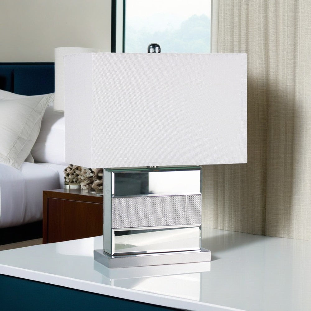 Small Mirror Table Lamp