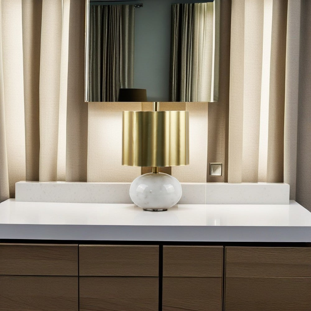 Mini Marble Base Table Lamp