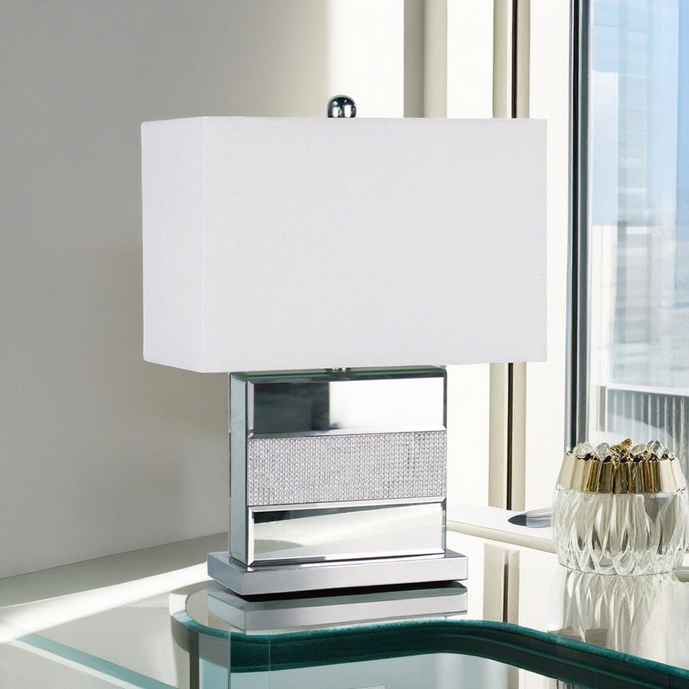 Small Mirror Table Lamp
