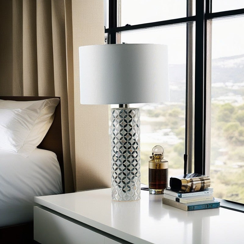 Cylindrical Mirror Table Lamp