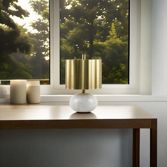 Mini Marble Base Table Lamp
