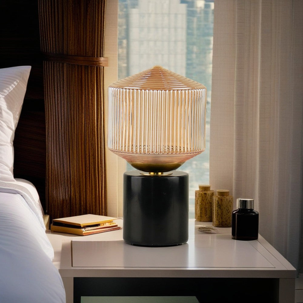 Black Marble Base Table Lamp