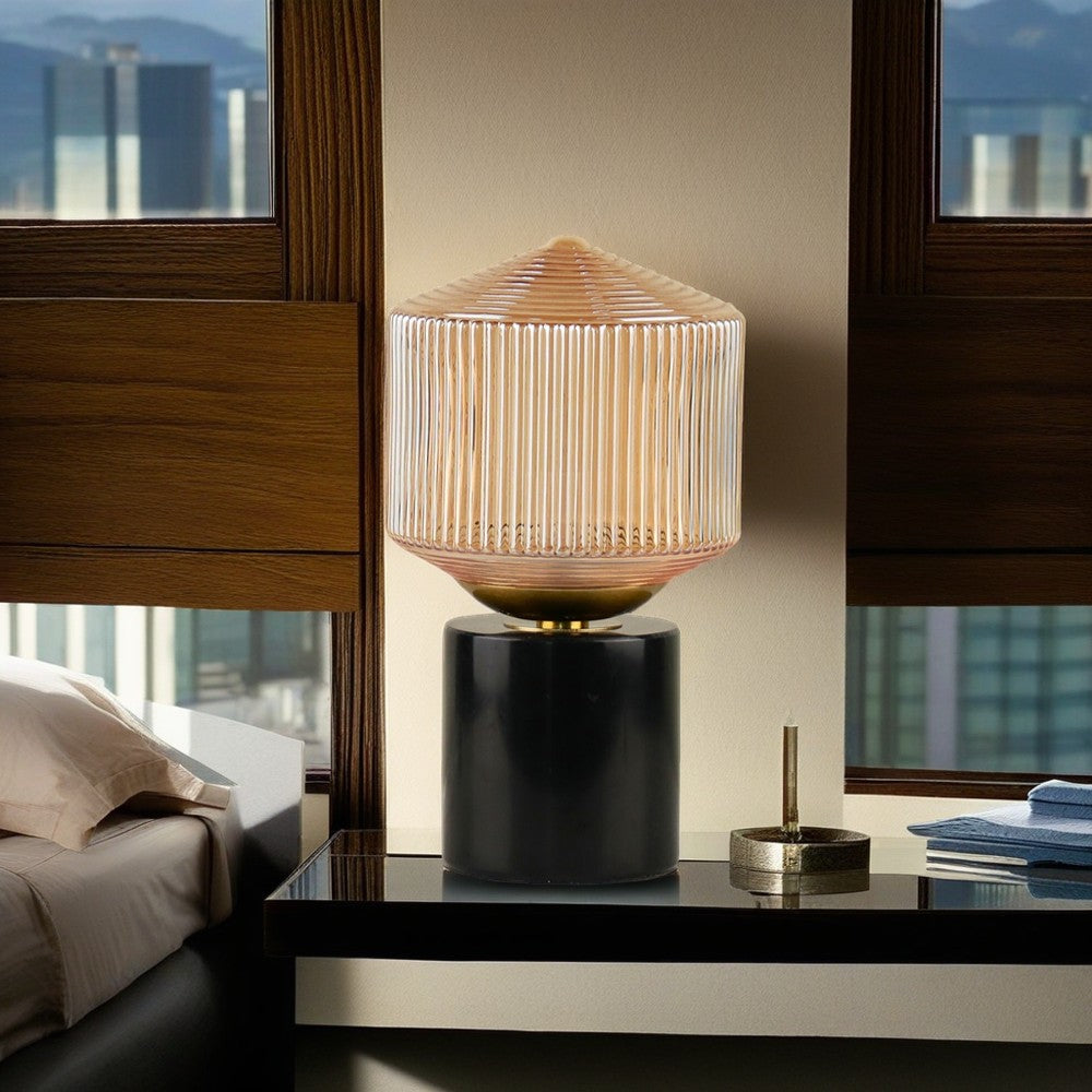 Black Marble Base Table Lamp