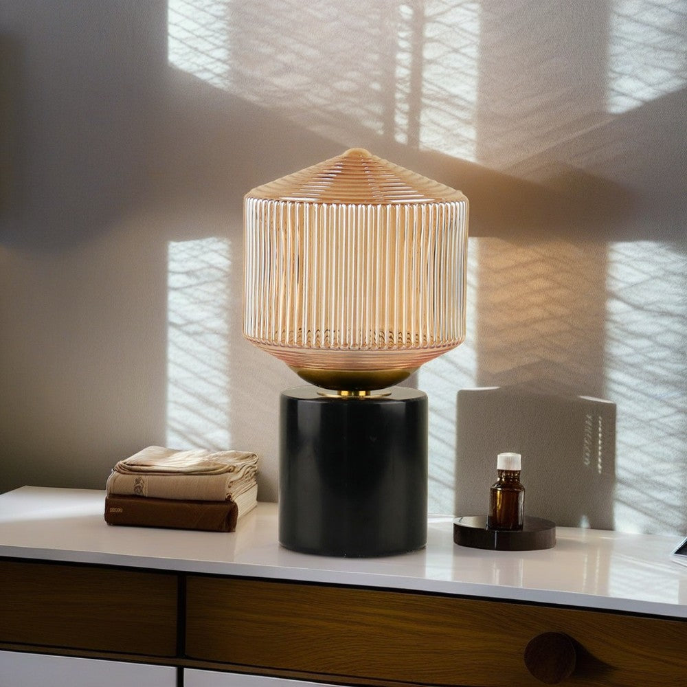 Black Marble Base Table Lamp