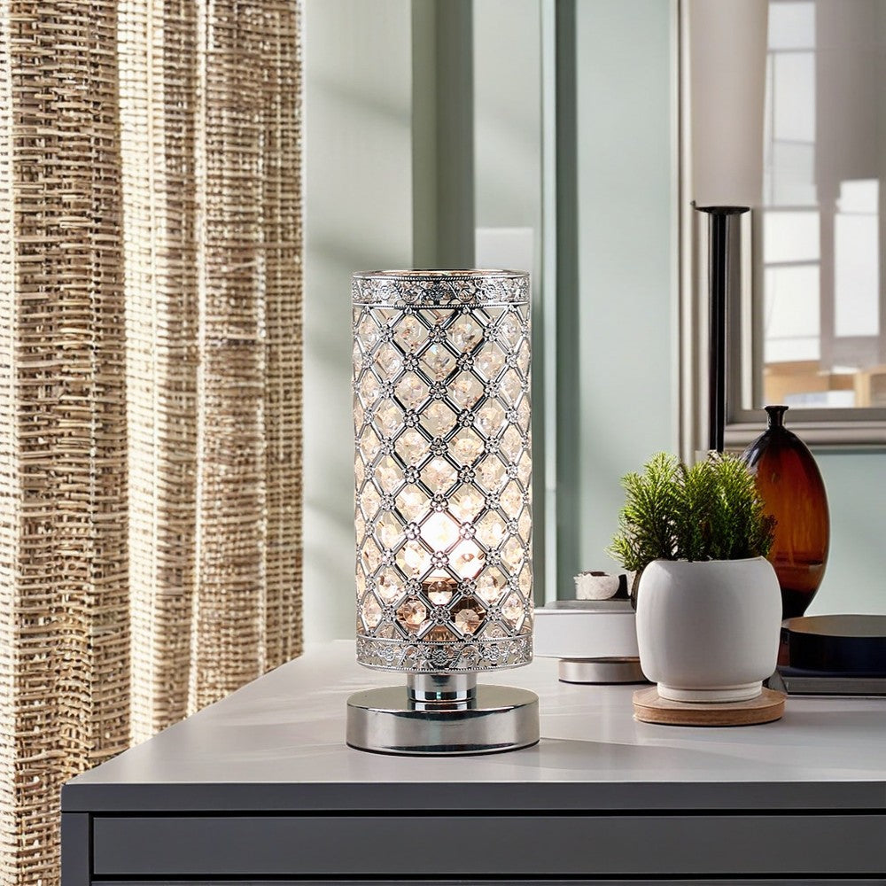Mini Cylindrical Mirror Table Lamp