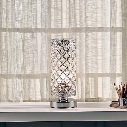 Mini Cylindrical Mirror Table Lamp