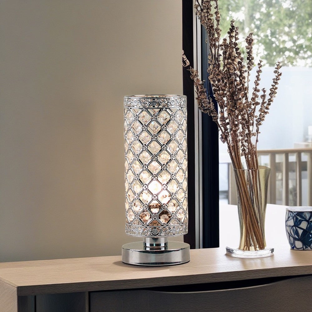 Mini Cylindrical Mirror Table Lamp
