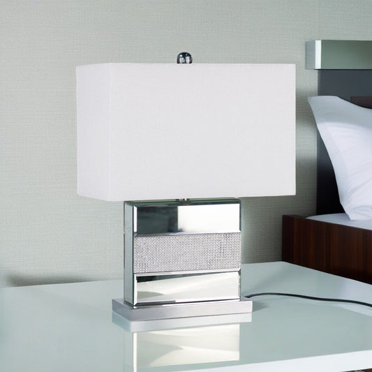Small Mirror Table Lamp