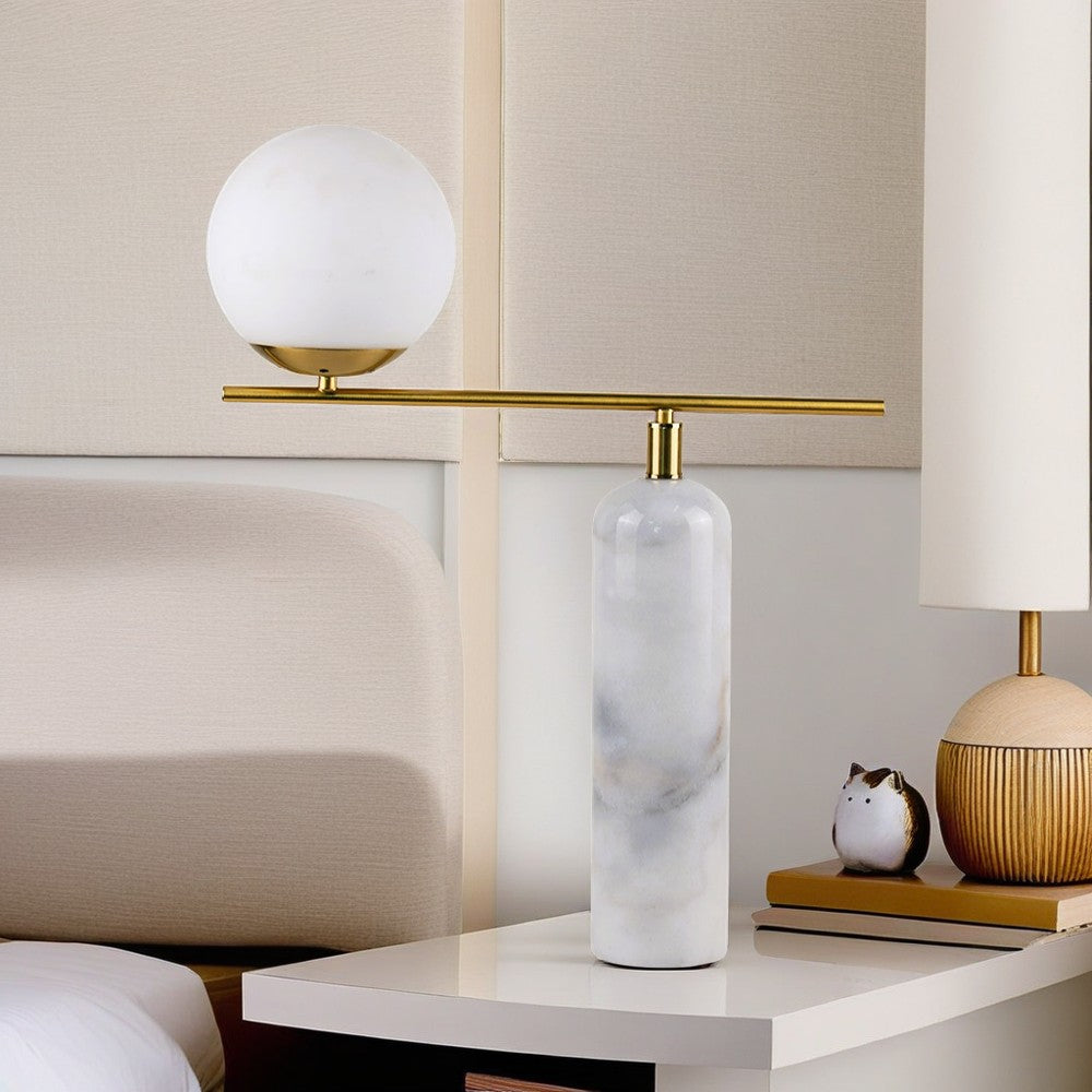 Light Luxury Modern Marble Table Lamp