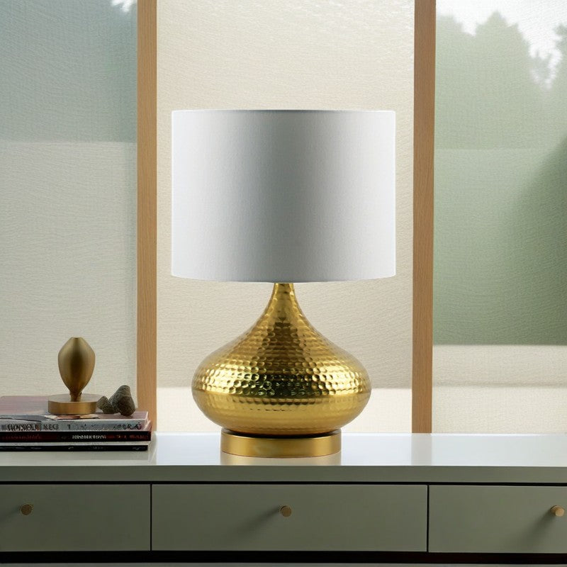 Mid-Century Modern Metal Lamp