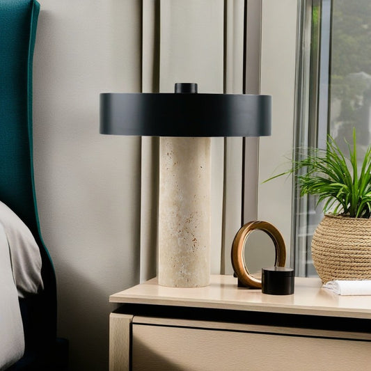 Nordic Style Travertine Lamp