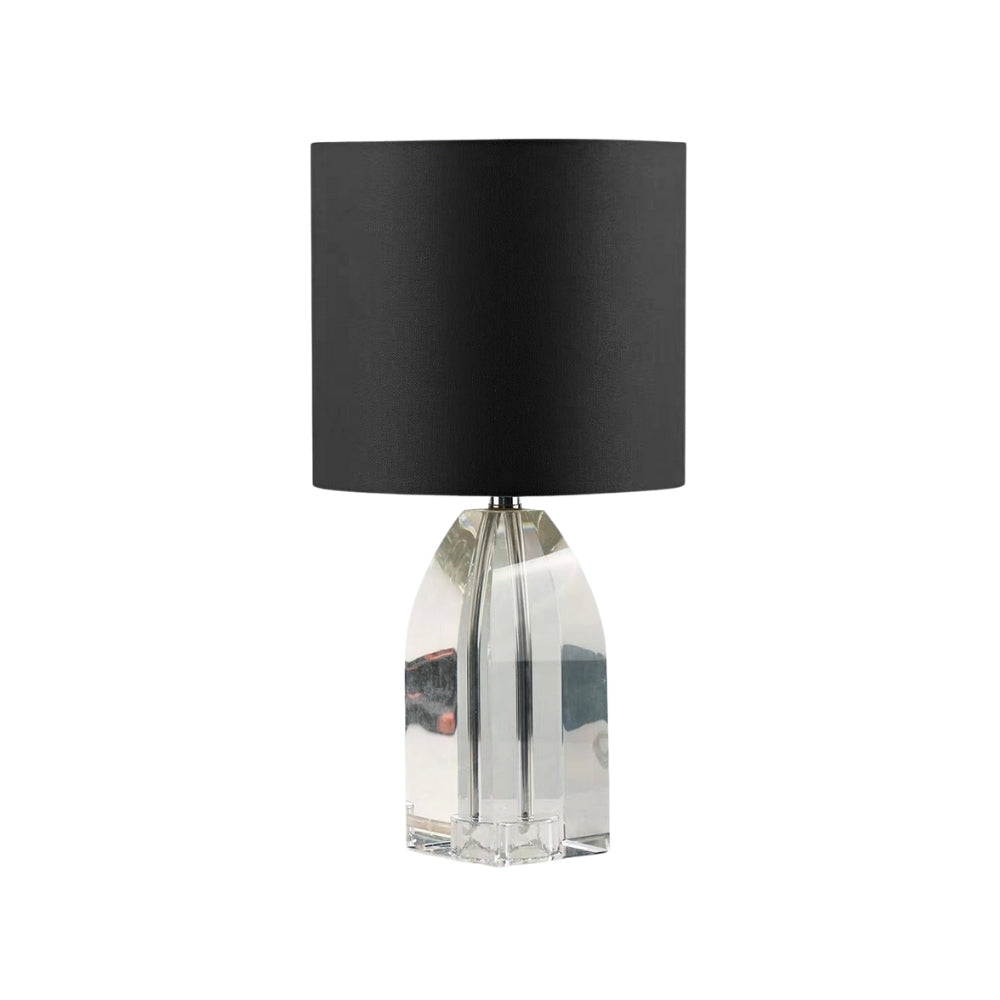 Nordic Crystal Table Lamp - Black Shade