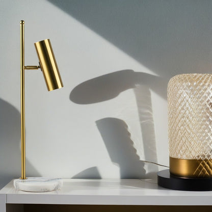 Nordic Nature Marble-Based Task Lamp