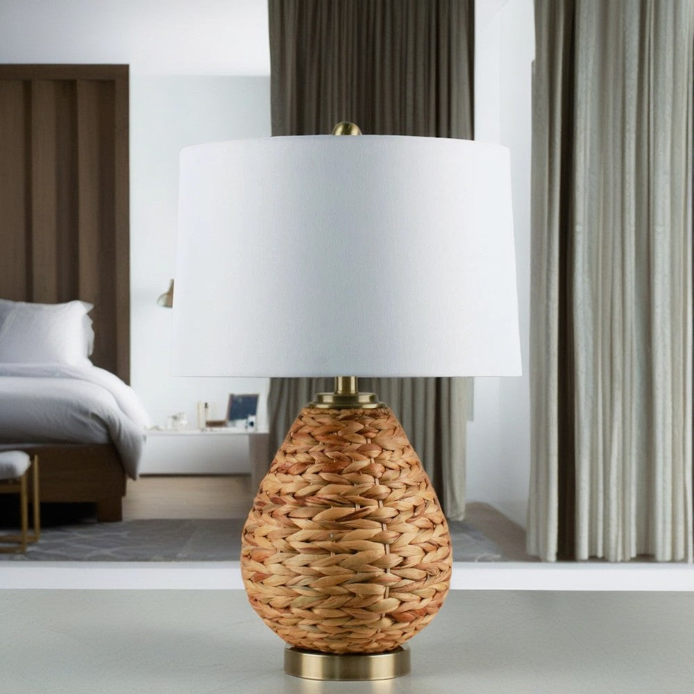 Log style Rattern Lamp