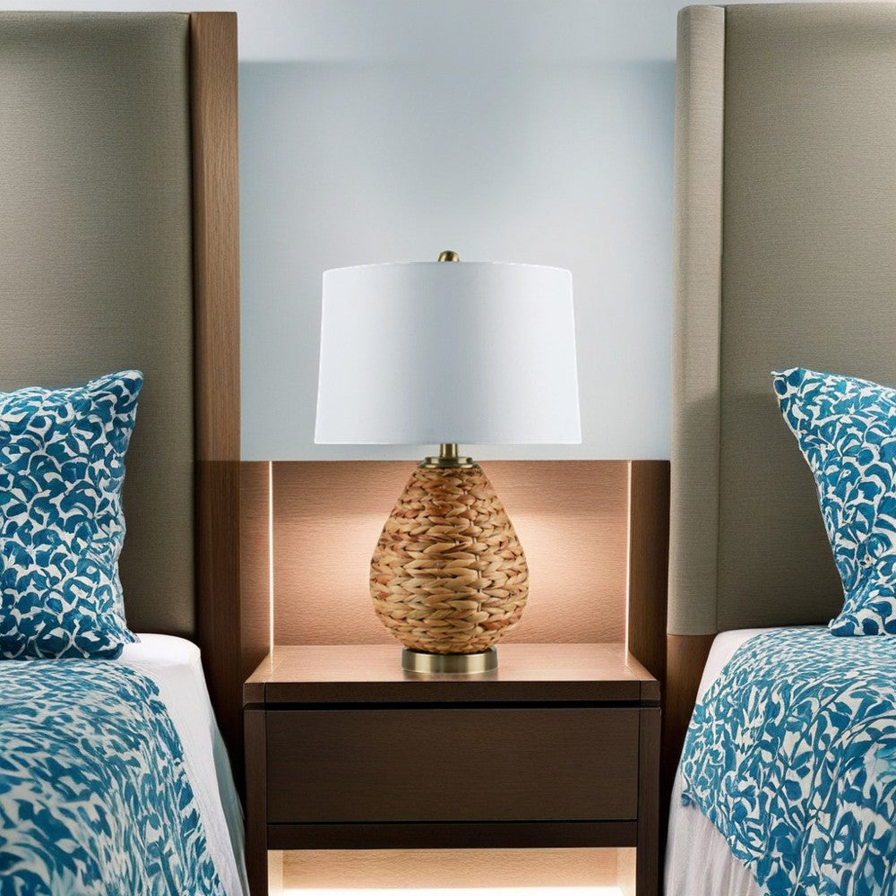 Log style Rattern Lamp