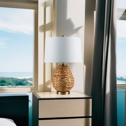 Log style Rattern Lamp