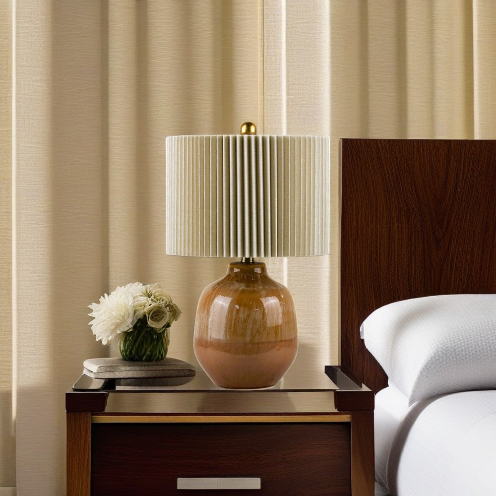 Log style Ceramic Lamp