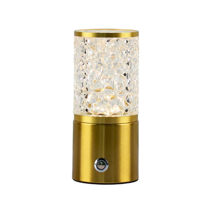 Cylindrical USB Rechargeable LED Lamp - Touch Switch